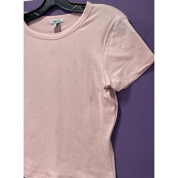 Rue 21 - Women's Short Sleeves T-Shirt - Pink - Medium - Picture 12 of 12